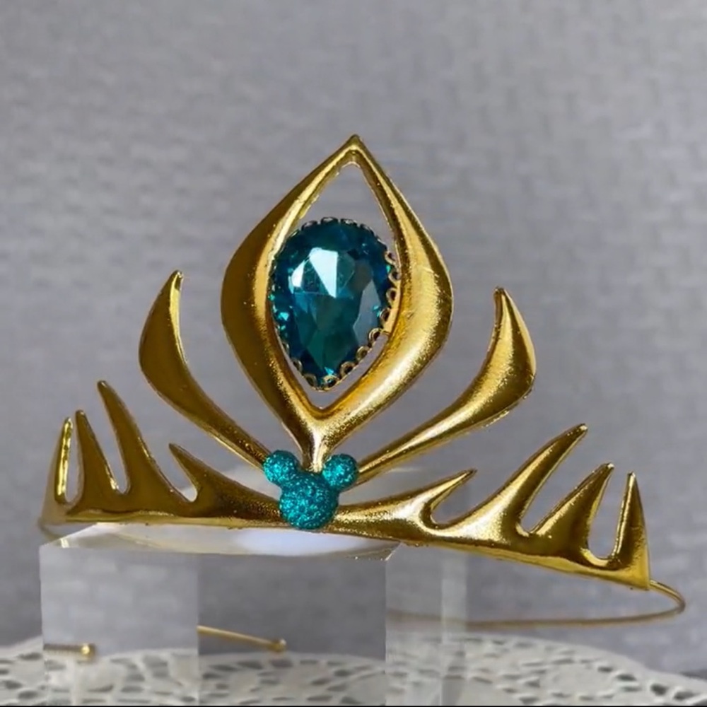 Elsa Tiara Crown Frozen Cosplay Disney Princess Headband Halloween Costume
